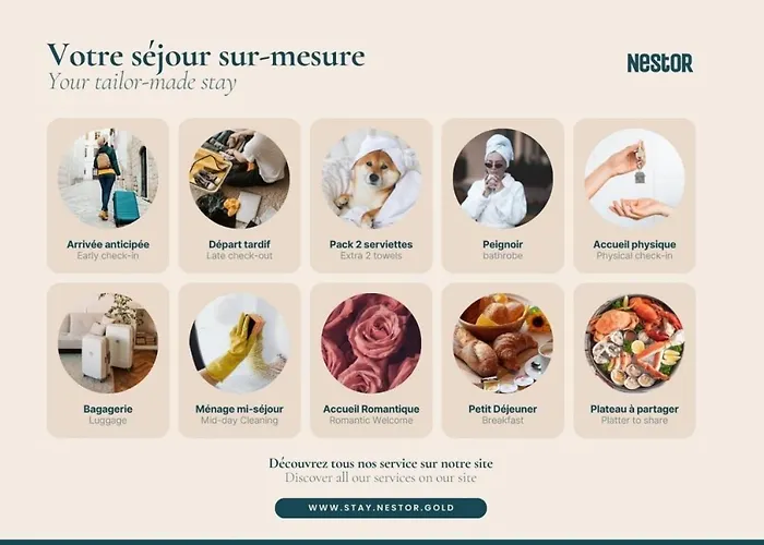 דירה La Casa Corail - Relaxation In The Town Centre קאין